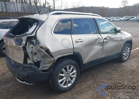 2015 Jeep Cherokee Limited from USA, damaged, VIN 1C4PJMDB5FW620167